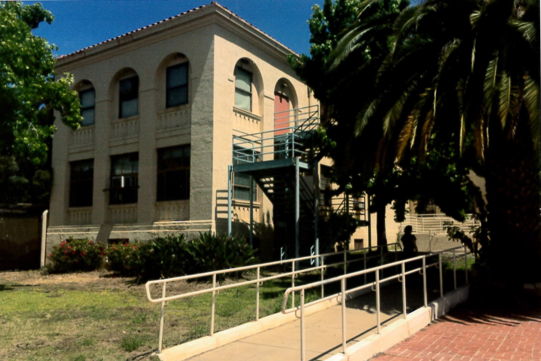 View of west wing, Building 208